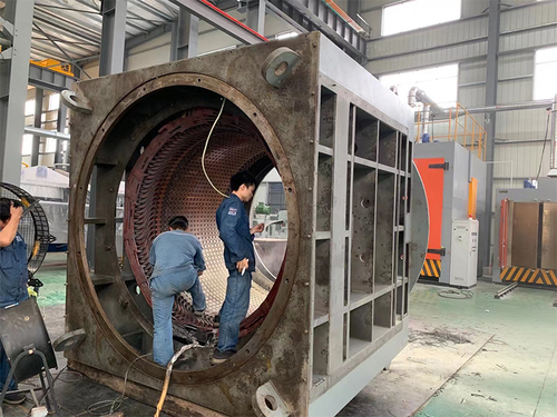 4600KW發(fā)電廠循環(huán)水泵電機大修拆線